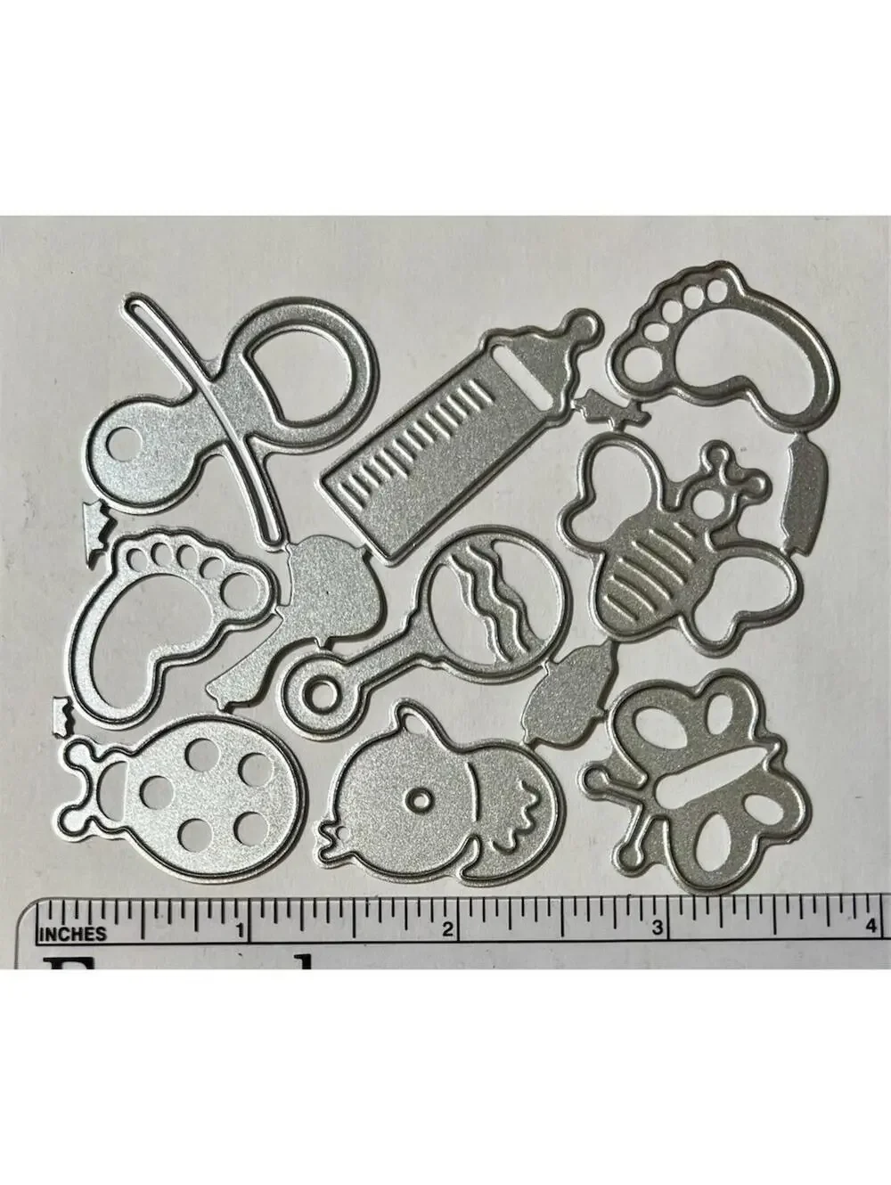 Baby Theme Metal Cutting Die Set 9 Pieces Card Making Scrapbooking Craft